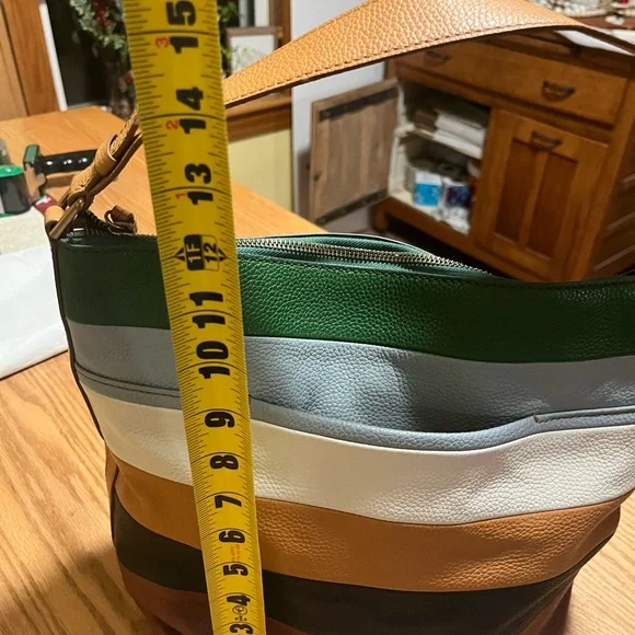 Fossil Multicolor Striped Hobo Bag - Picture 8 of 12